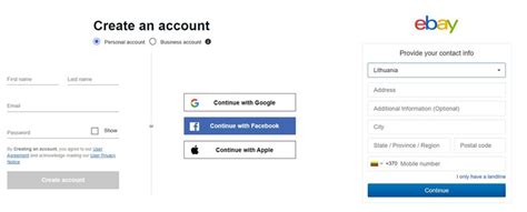 crear cuenta de vendedor ebay